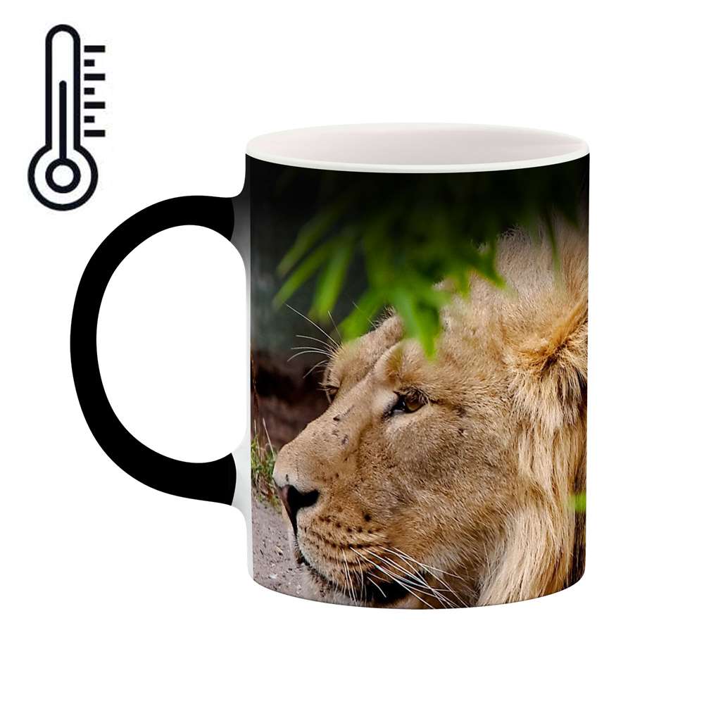 ماگ حرارتی طرح شیر مدل mgh10893