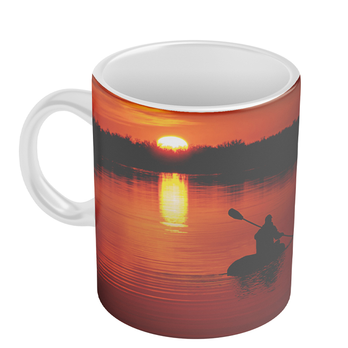 ماگ مدل طبیعت طرح غروب خورشید