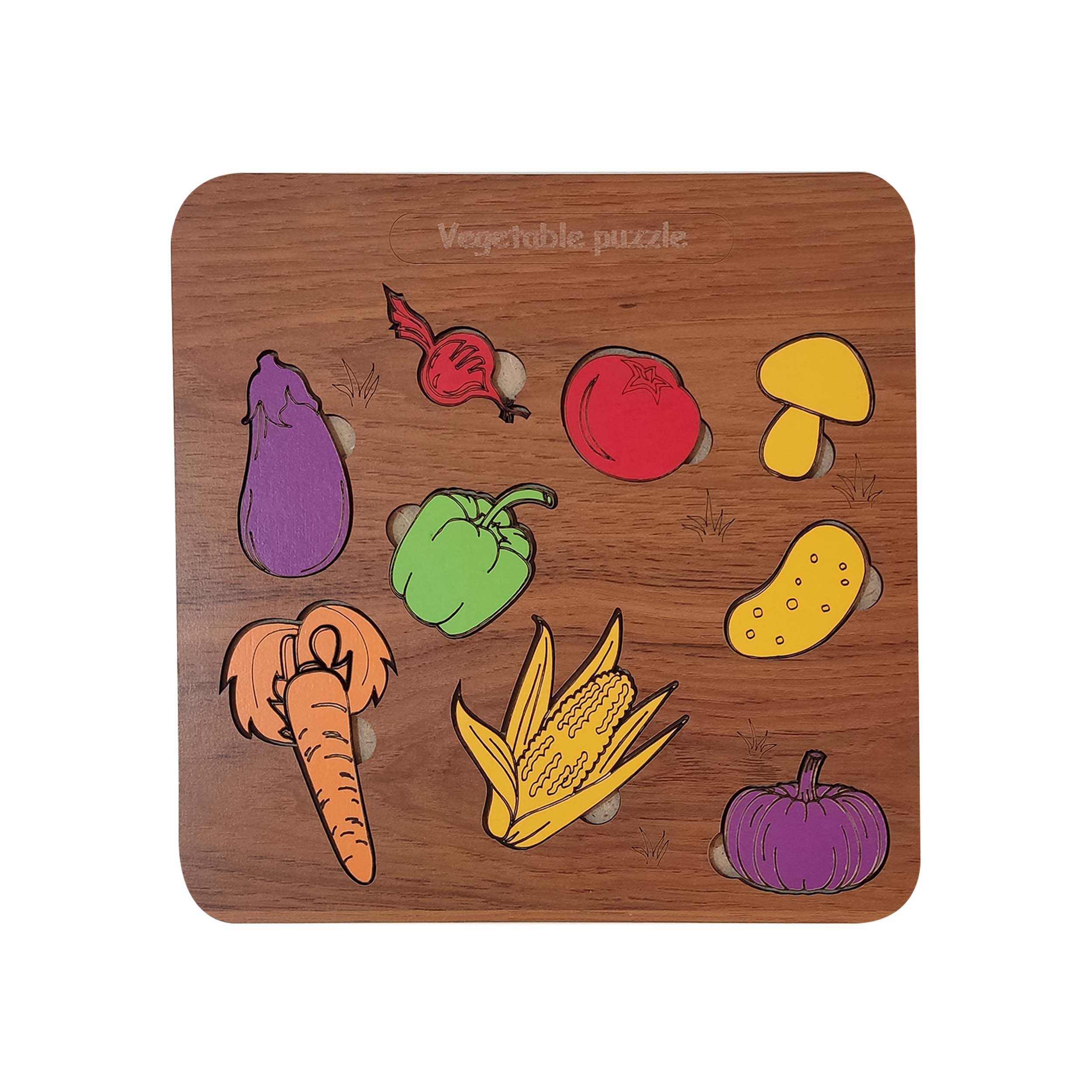 بازی آموزشی مدل  جورچین سبزیجات و صیفی جات k-38