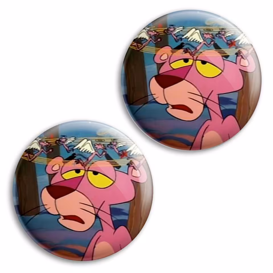  پیکسل پرمانه طرح پلنگ صورتی کد pm2n.2345 مجموعه 2 عددی