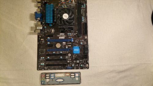 باندل MSI A78-G41 و APU A6 6600 و فن (بدون پنل)