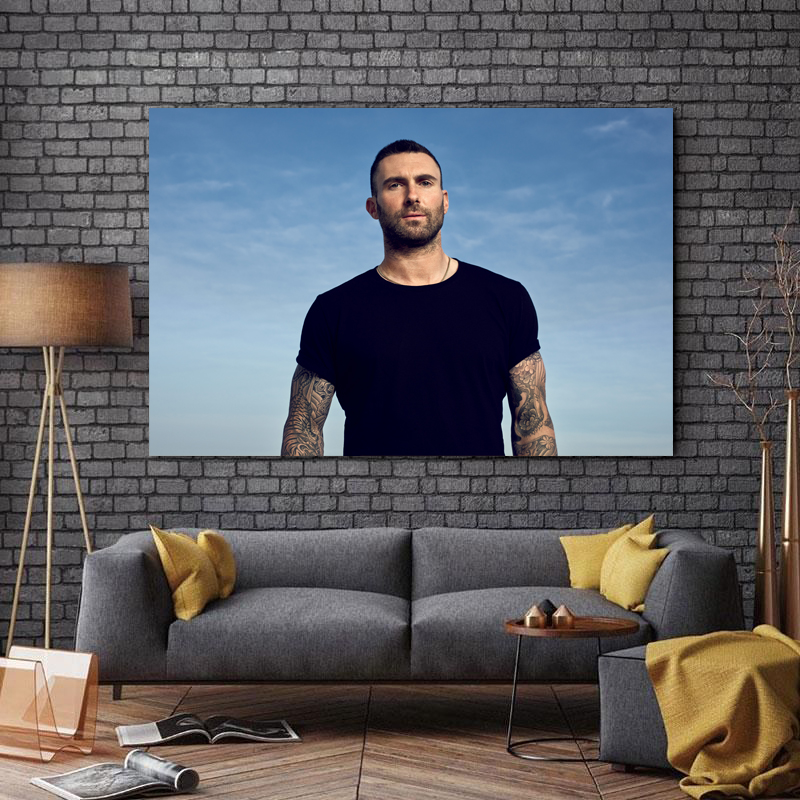 تابلو شاسی طرح بزرگان موسیقی مدل Adam Levine کد A252