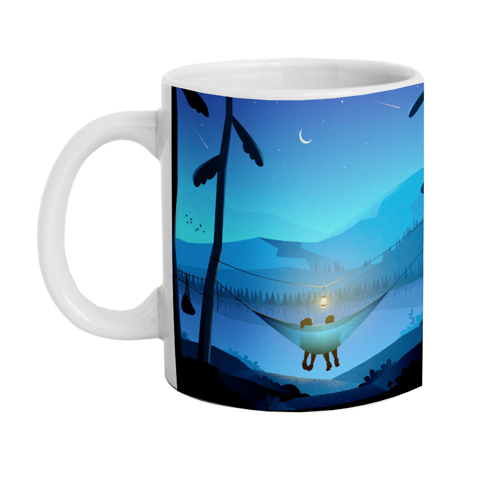 ماگ دارلی طرح عاشقانه کد M971