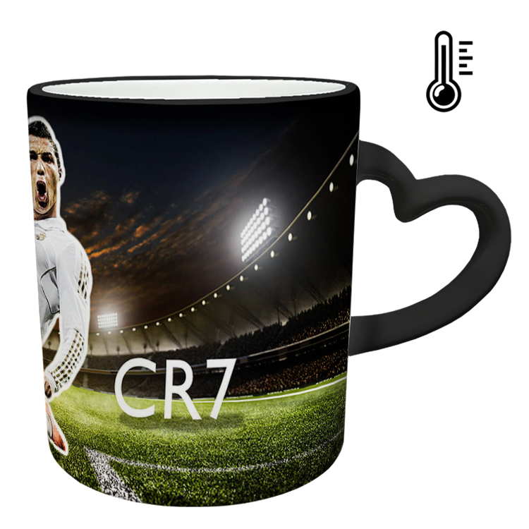 ماگ حرارتی مدل دسته قلبی طرح رونالدو کد 79