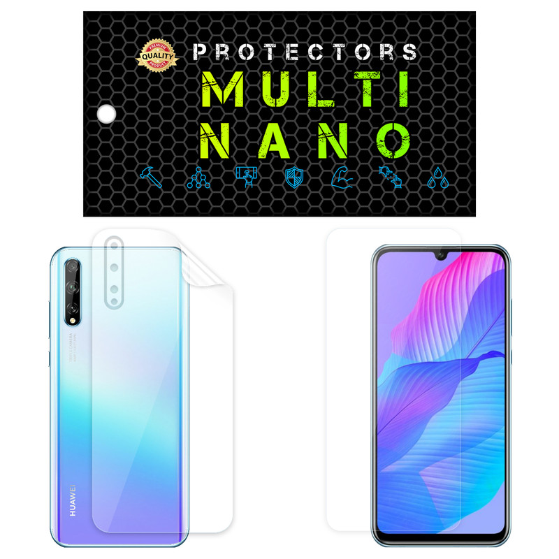 محافظ صفحه نمایش مولتی نانو مدل X-SFT مناسب برای گوشی موبایل هوآوی P Smart S به همراه محافظ پشت | کالا برتری