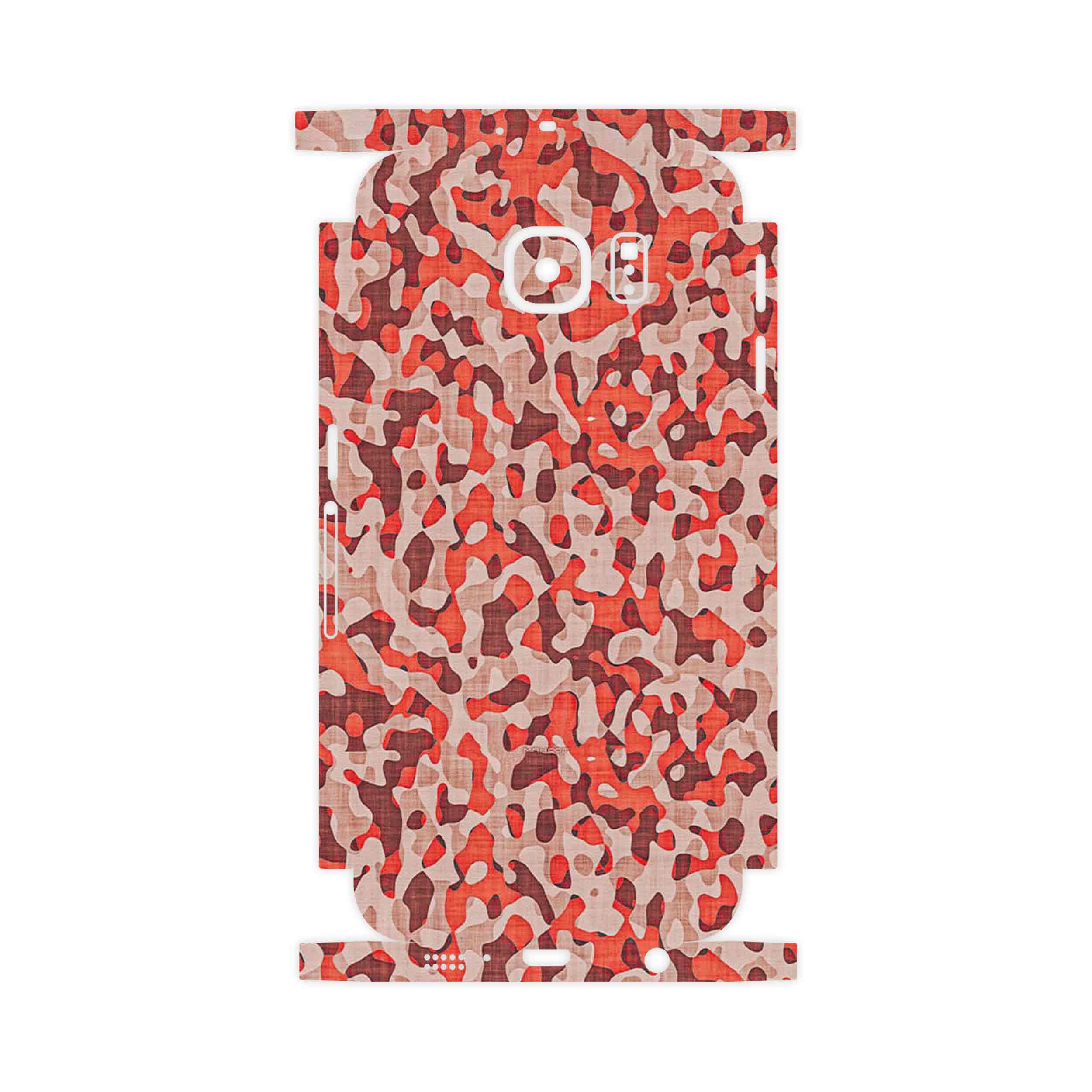 برچسب پوششی ماهوت مدل Red Infantry Army-FullSkin مناسب برای گوشی موبایل سامسونگ Galaxy S6 Edge