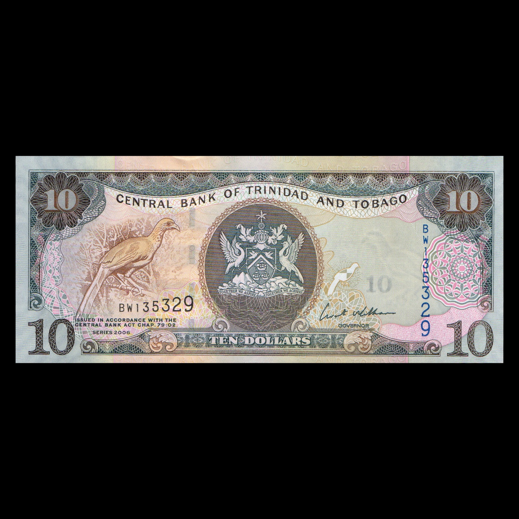 اسکناس تزئینی مدل کشور توباگو 10 دلار 2006 UNC