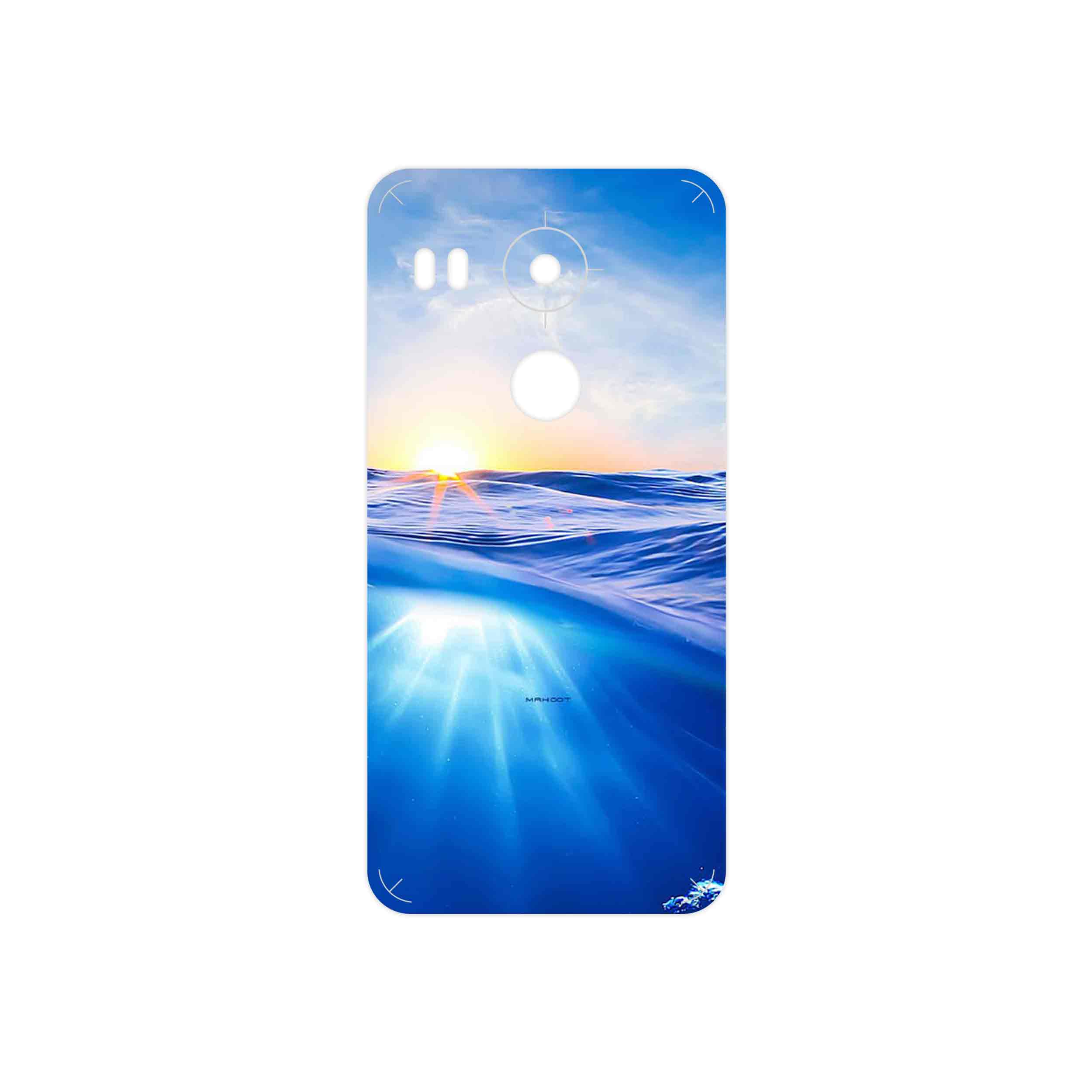 برچسب پوششی ماهوت مدل Ocean مناسب برای گوشی موبایل گوگل Nexus 5X