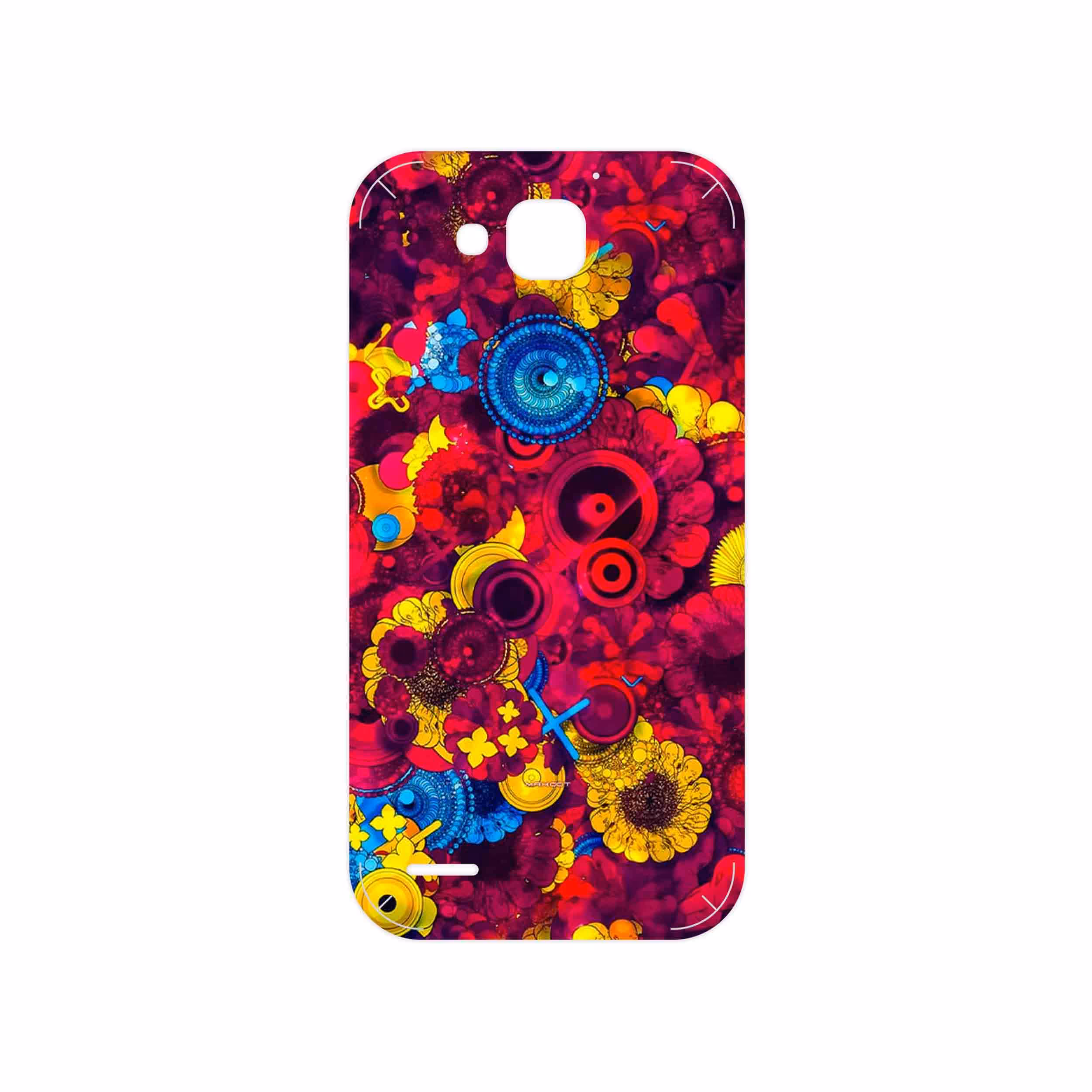 برچسب پوششی ماهوت مدل Vector Flower Garden Digital Art مناسب برای گوشی موبایل آنر 3X G750