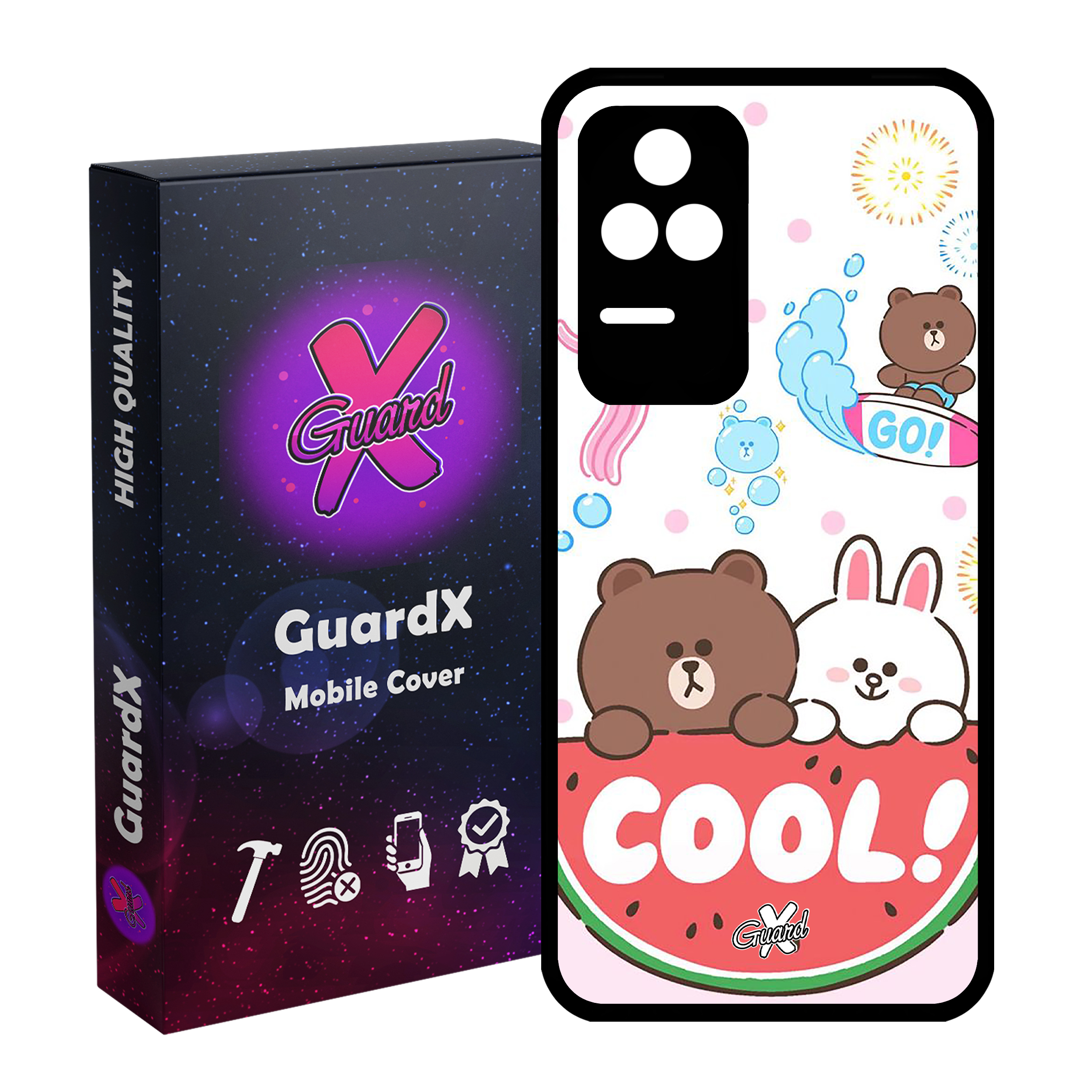 کاور گارد ایکس طرح Cool مدل Glass10071 مناسب برای گوشی موبایل شیائومی Poco F4/Redmi K40S