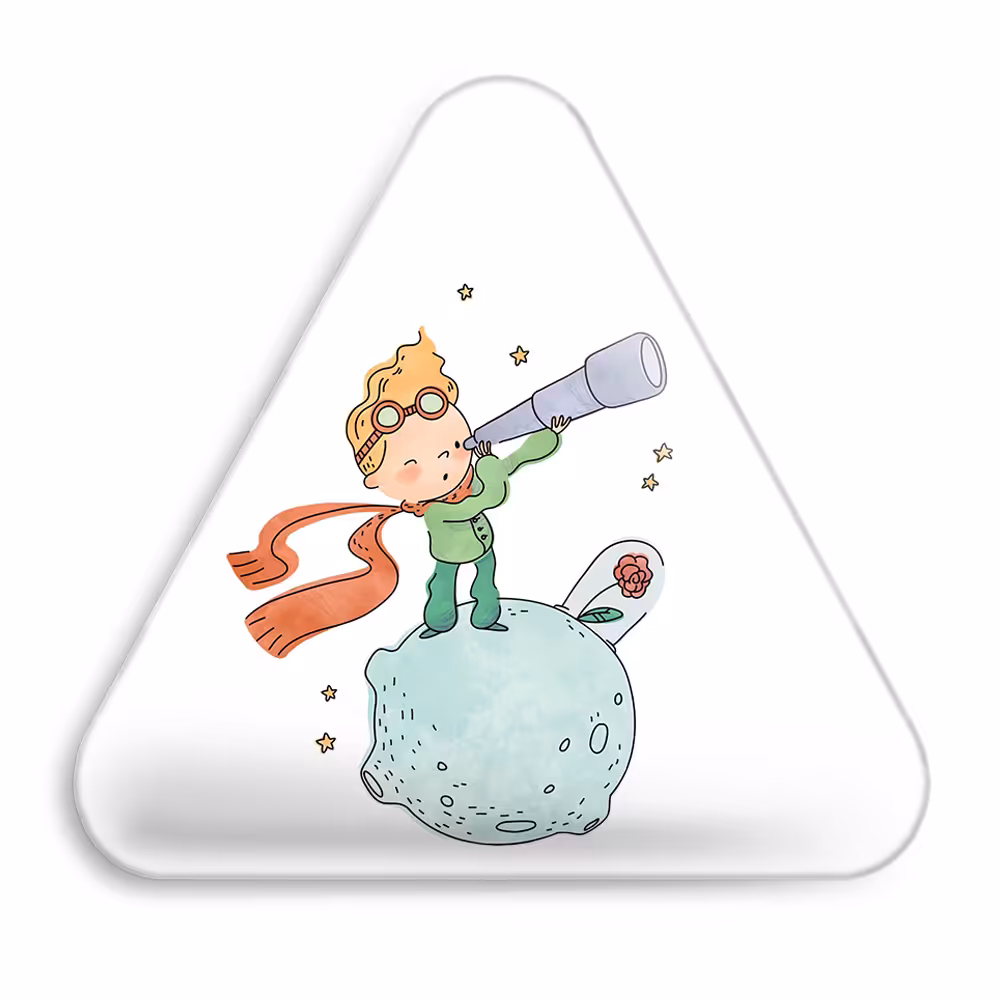 پیکسل خندالو طرح شازده کوچولو مدل مثلثی کد 1825