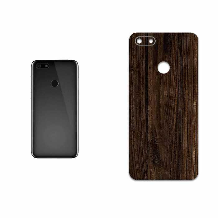 برچسب پوششی ماهوت مدل Dark Walnut Wood مناسب برای گوشی موبایل موتورولا Moto E6 Play
