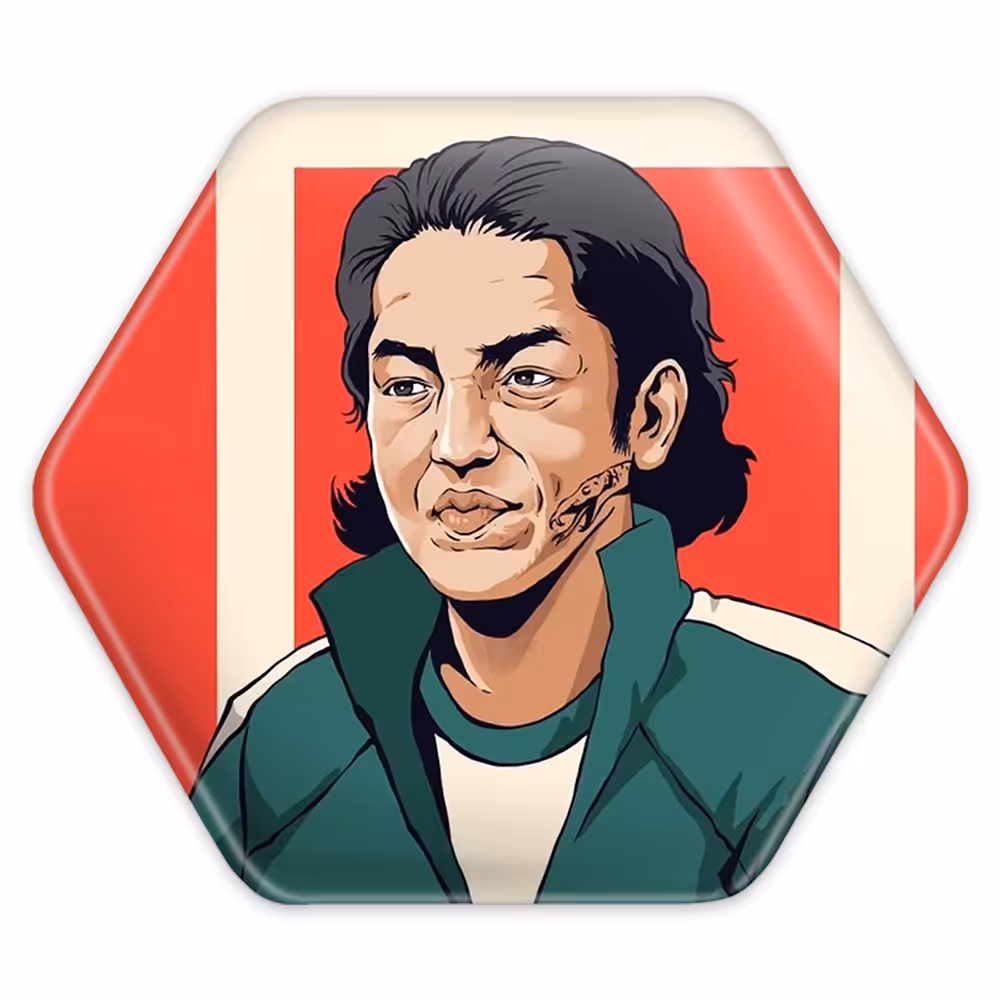 پیکسل خندالو طرح جانگ دیک سو بازی مرکب مدل شش ضلعی کد 10799