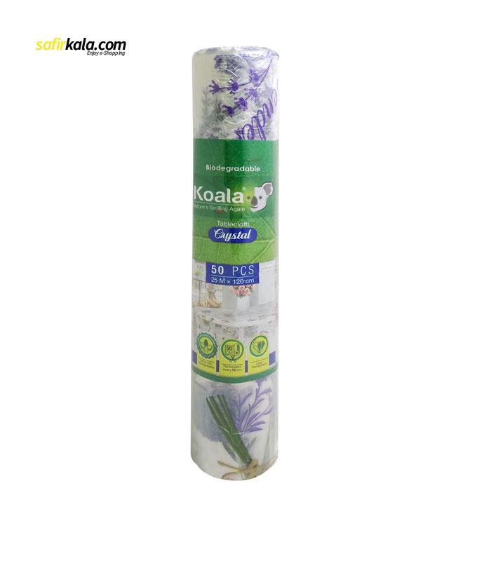 سفره یکبار مصرف کوالا مدل lavender رول 25 متری
