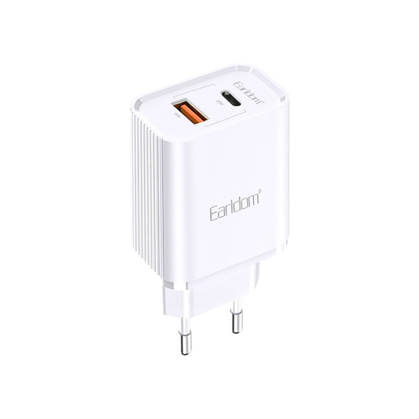 شارژر دیواری Earldom 35W PD/USB مدل EU37