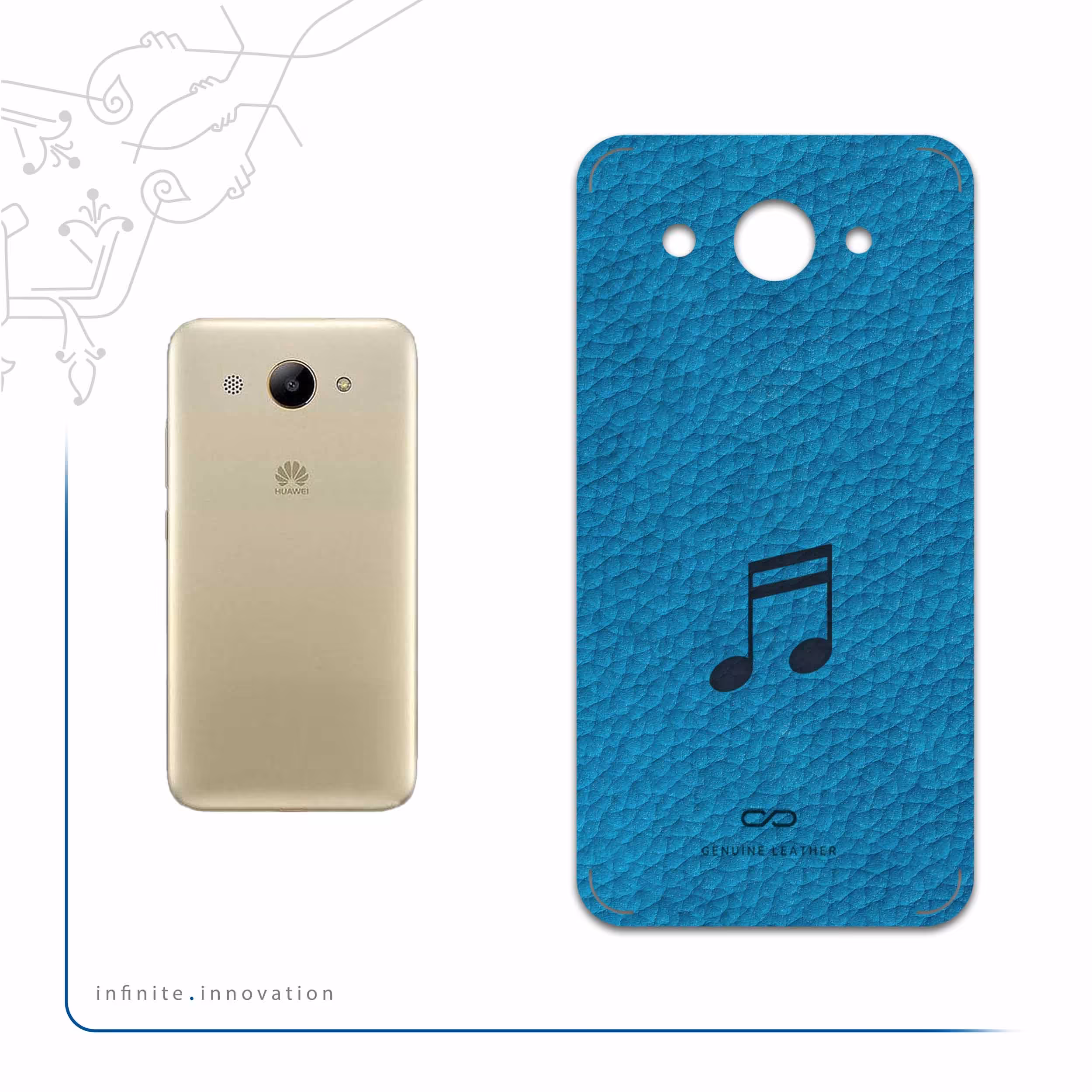 برچسب پوششی ماهوت مدل BL-CHG2 مناسب برای گوشی موبایل هوآوی Y3 2017