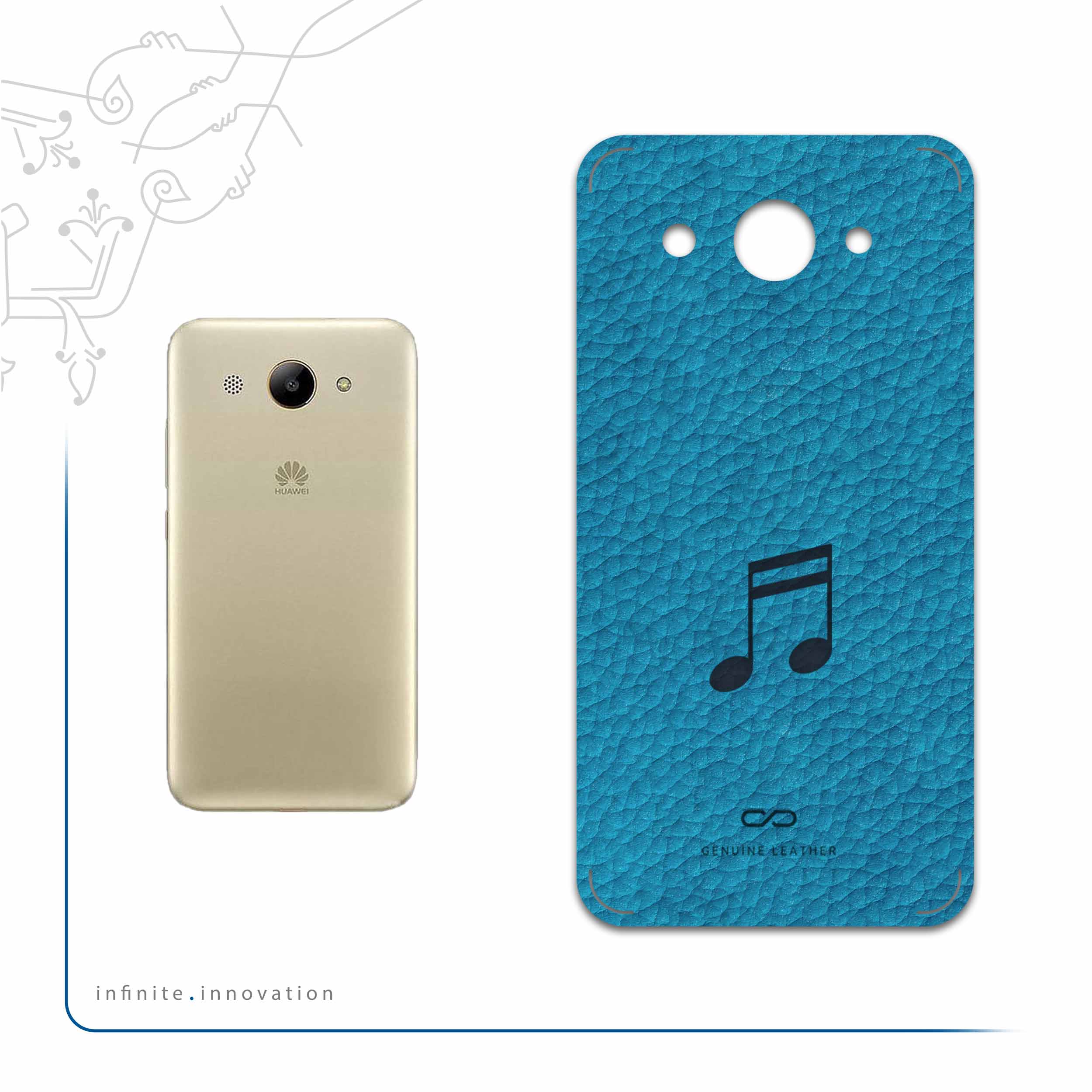 برچسب پوششی ماهوت مدل BL-CHG2 مناسب برای گوشی موبایل هوآوی Y3 2017