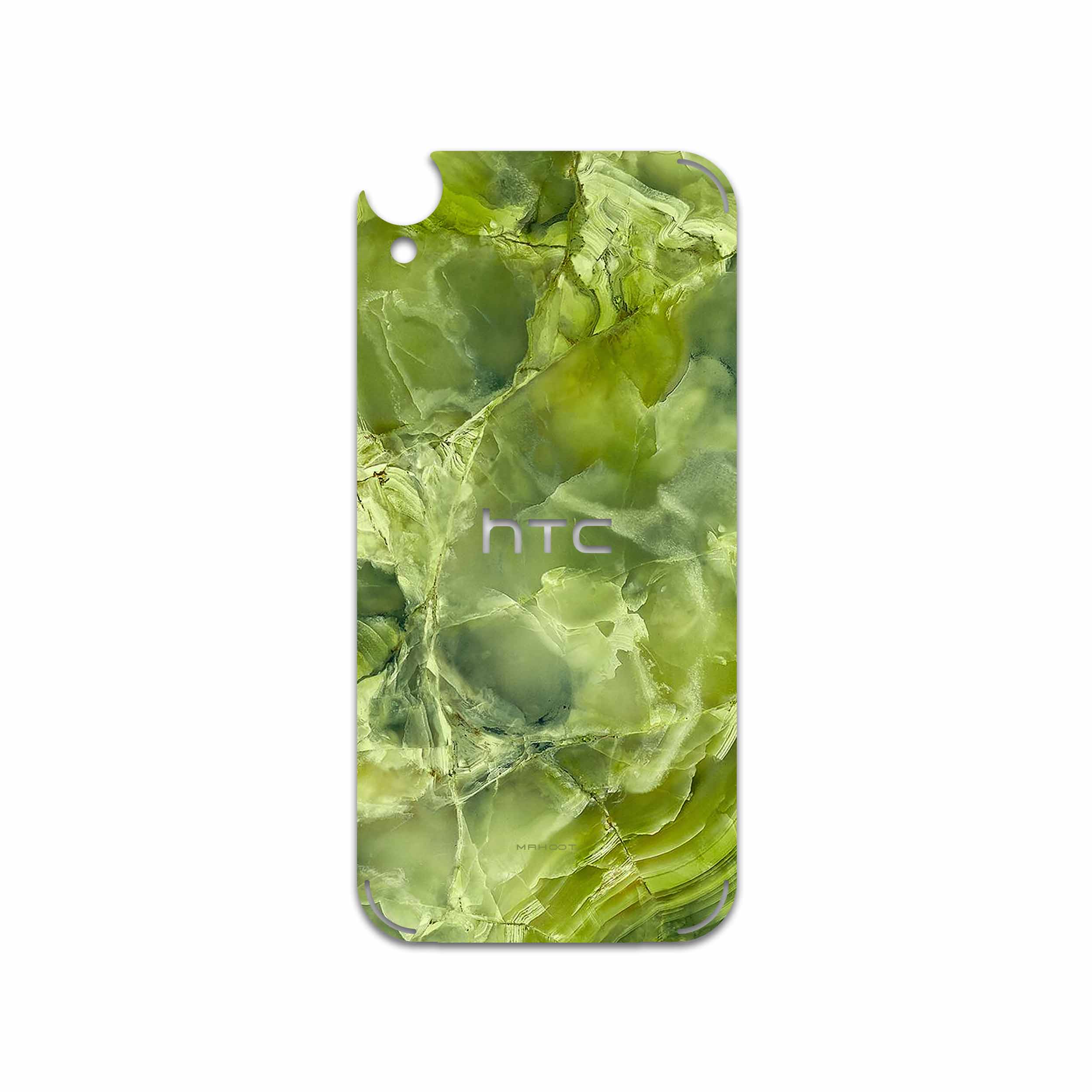 برچسب پوششی ماهوت مدل Green Crystal Marble مناسب برای گوشی موبایل اچ تی سی Desire 820