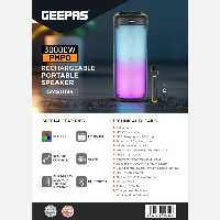 اسپیکر جیپاس مدل 11194 با قابلیت برق و شارژ دارای ریموت کنترل