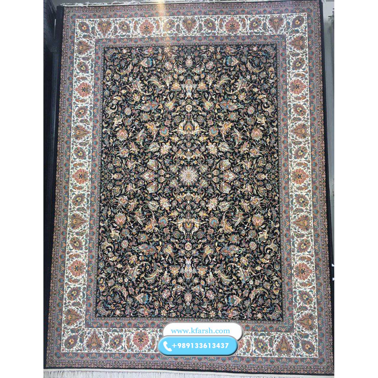 فرش 1200 شانه طرح دنیا