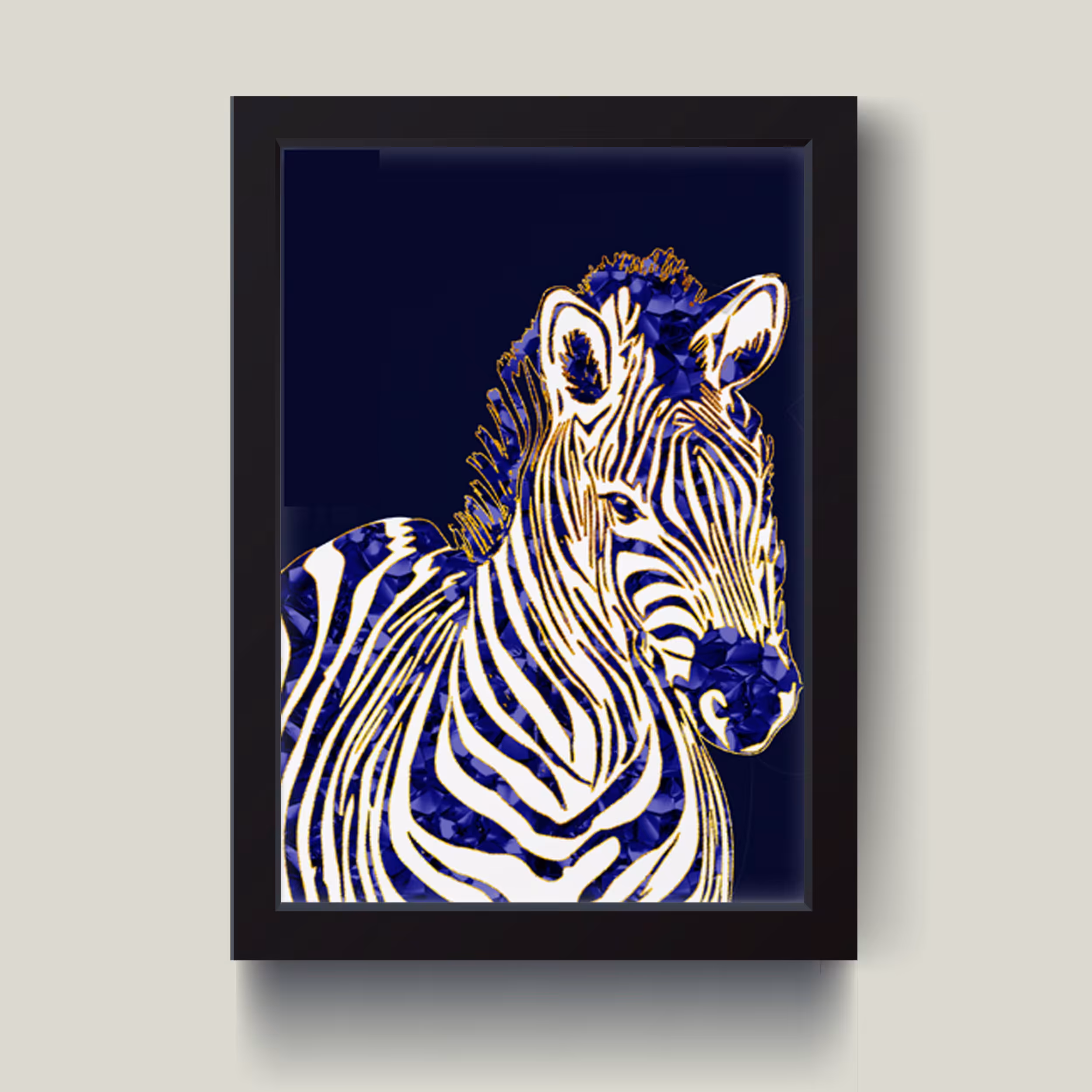 تابلو مدل دکوراتیو Zebra  کد G7-04