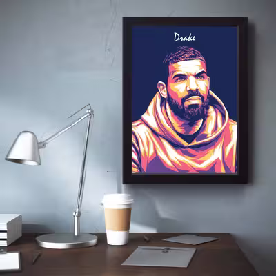 تابلو مدل دریک Drake کدS0109-b