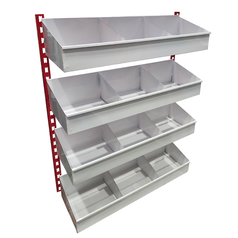 قفسه اداری مدل  سوپرمارکتی طرح 4 طبقه کد P200M