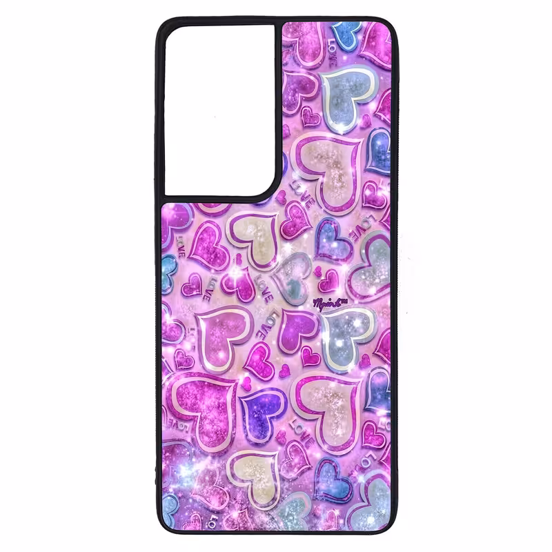 کاور طرح قلبی کد G-015 مناسب برای گوشی موبایل سامسونگ Galaxy S21 Ultra | دیجی قاب دونی