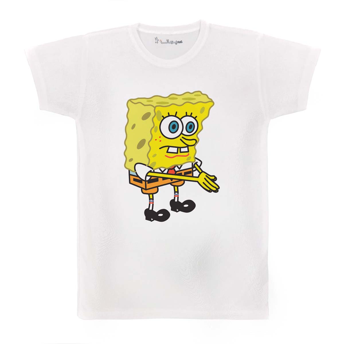 تی شرت بچگانه پرمانه طرح باب اسفنجی کد pmt.3437