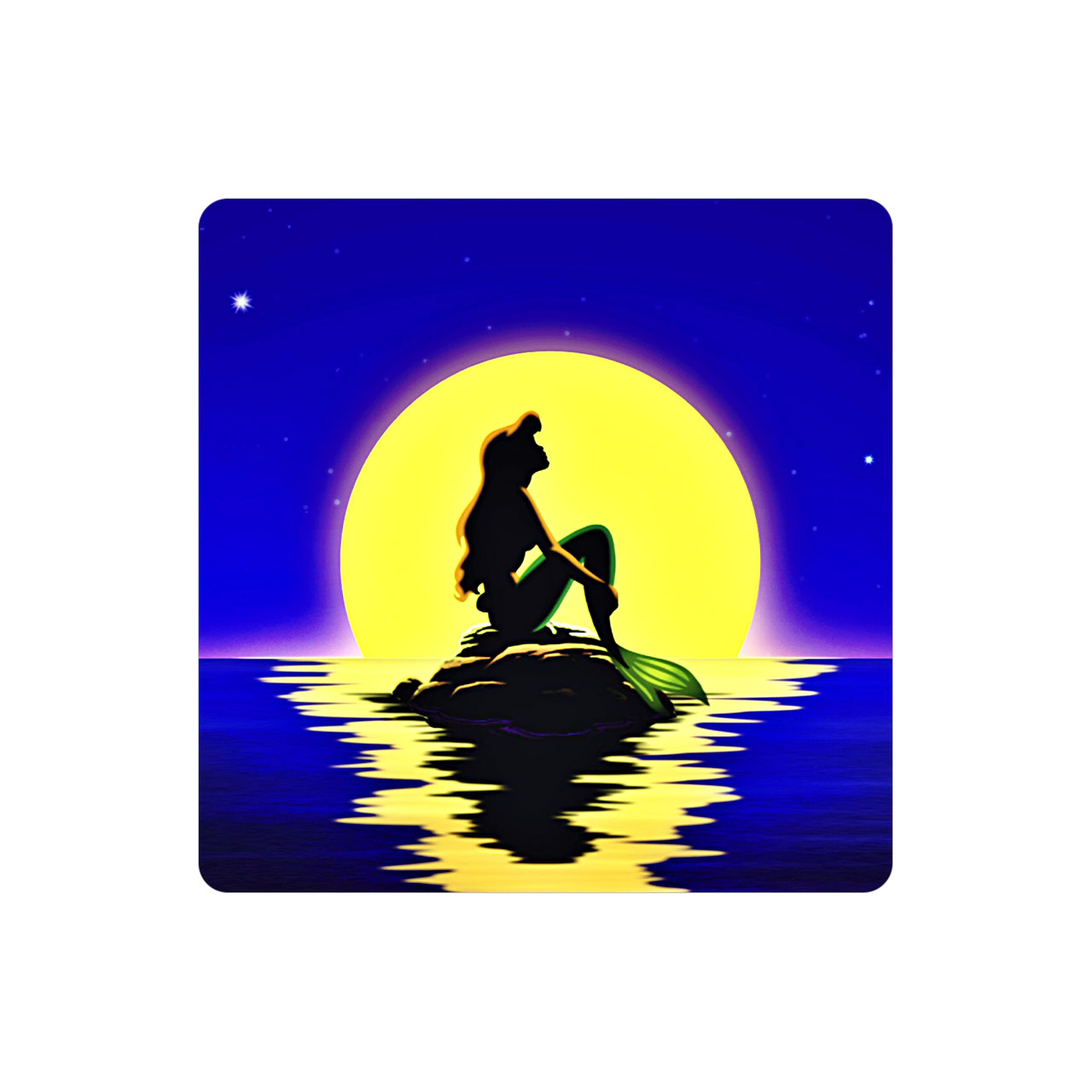 زیر لیوانی طرح پری دریایی مدل MC1018