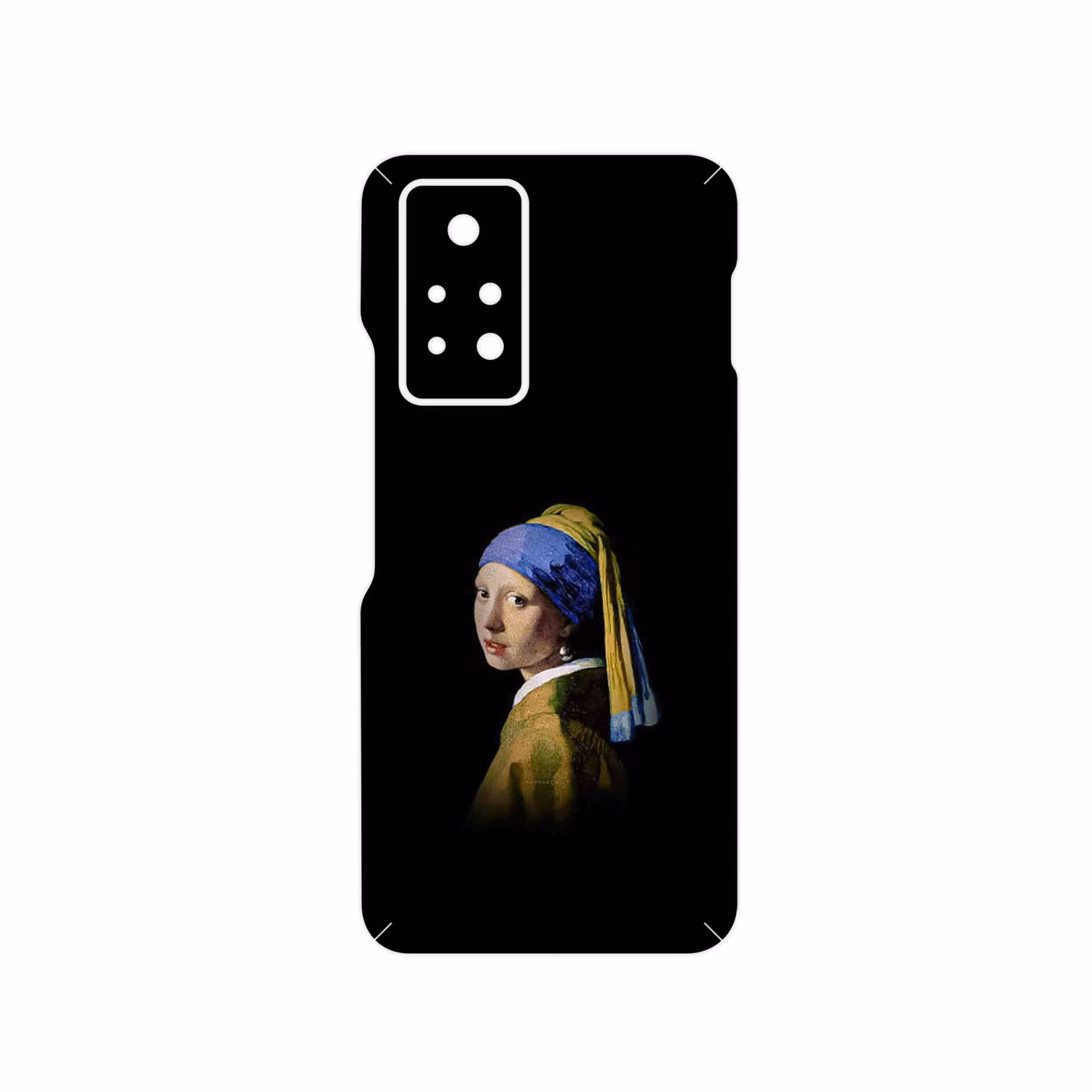 برچسب پوششی ماهوت مدل Girl with a Pearl Earring of Vermeer مناسب برای گوشی موبایل اینفینیکس Note 11 Pro