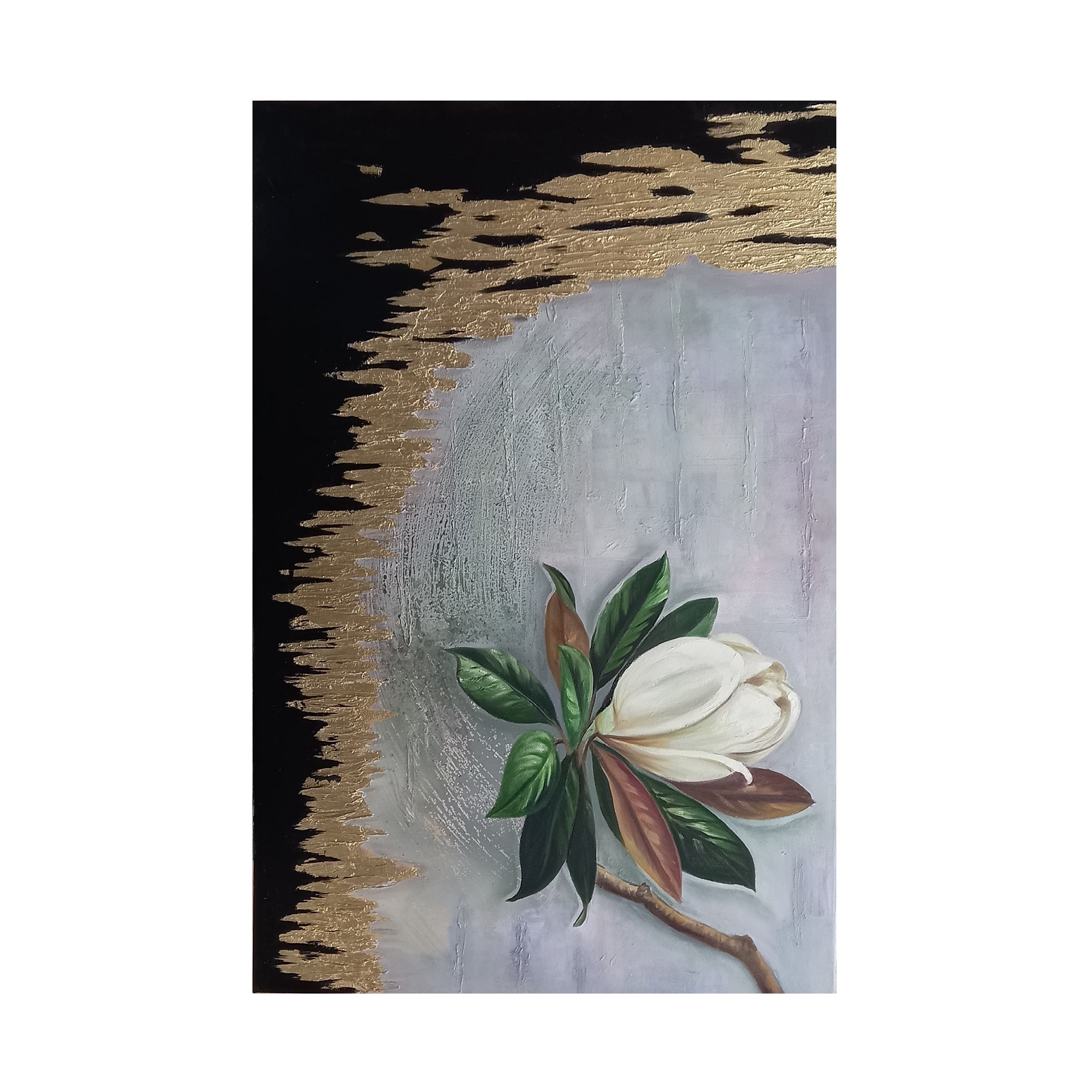 تابلو نقاشی ورق طلا کد 5699