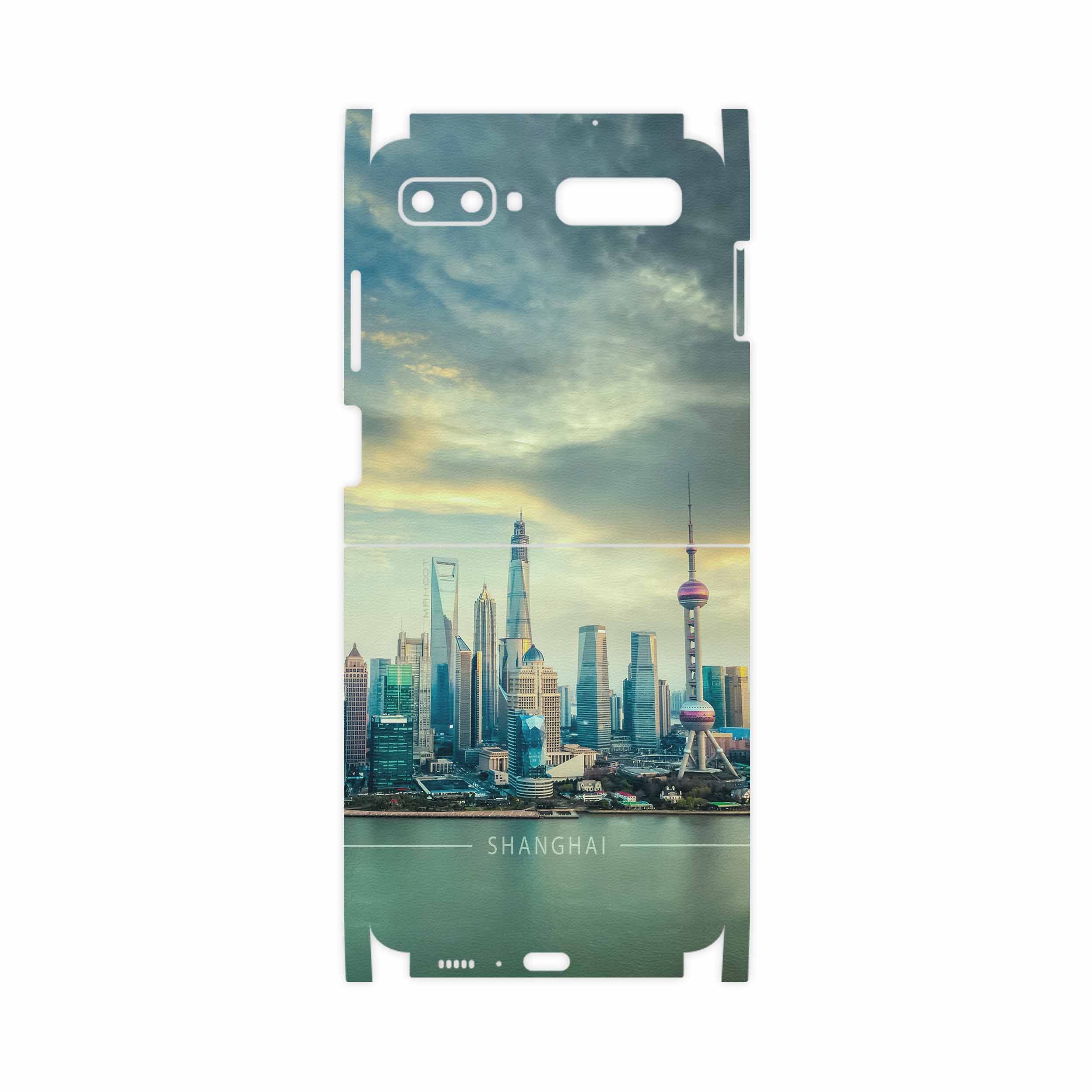 برچسب پوششی ماهوت مدل Shanghai-City-FullSkin مناسب برای گوشی موبایل سامسونگ Galaxy Z Flip