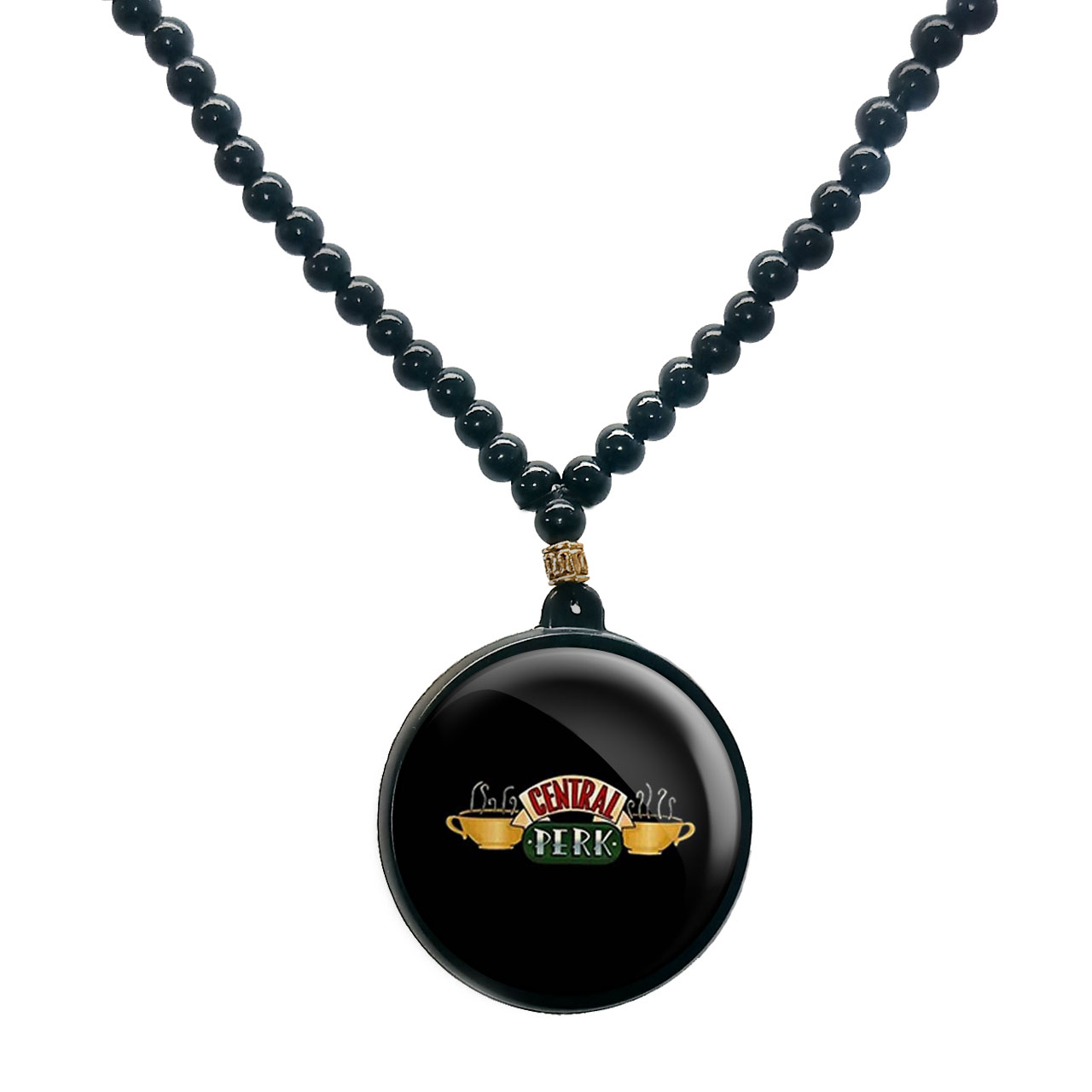 گردنبند پرمانه طرح فرندز کد pmd8189 مدل دو طرفه