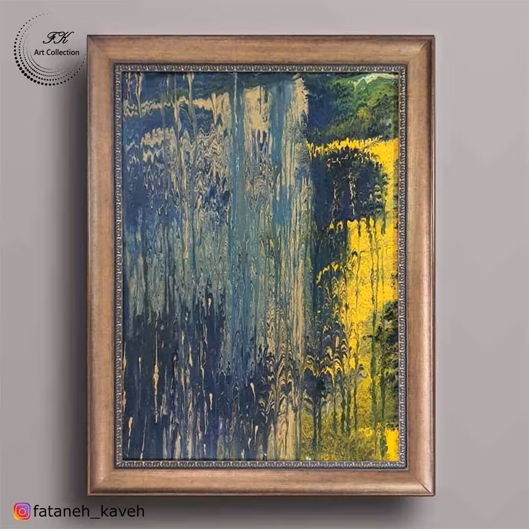 تابلوی نقاشی آبستره 
( جنگل پر رمز و راز  ) در ابعاد 115*85 سانتیمتر 
