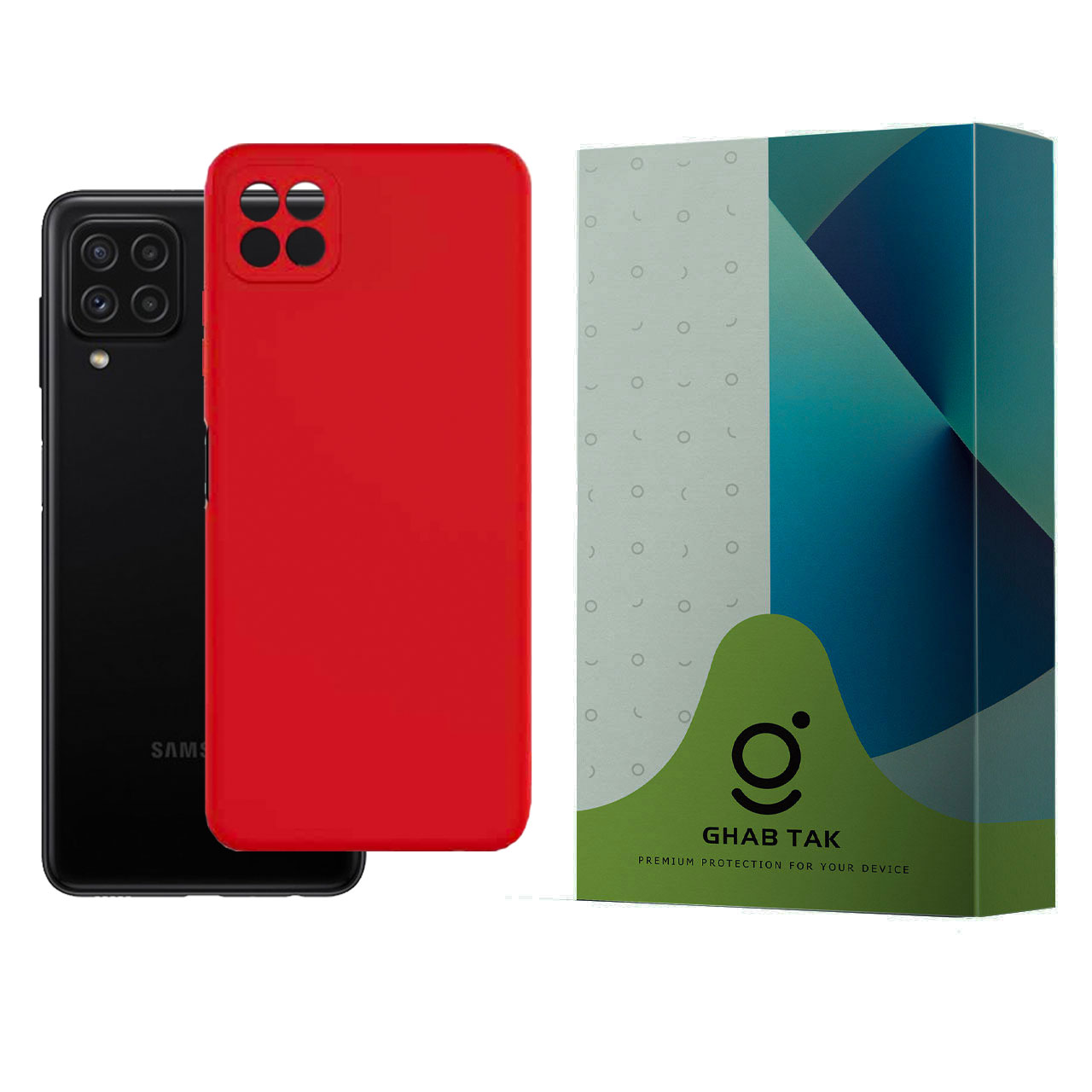 کاور قاب تک مدل سیلیکونی کد Guard-05A مناسب برای گوشی موبایل سامسونگ Galaxy A22 4G