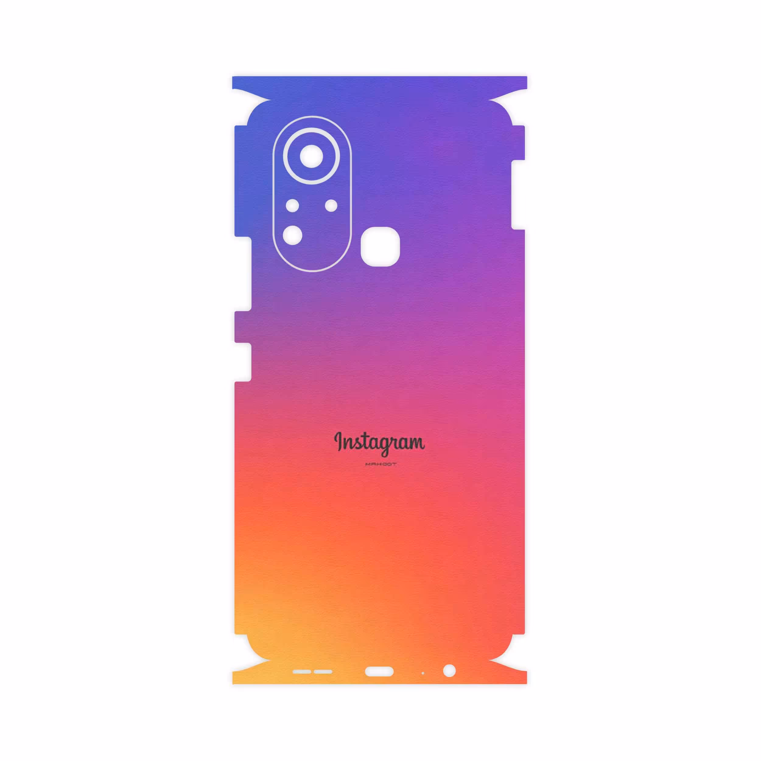 برچسب پوششی ماهوت مدل Instagram-FullSkin مناسب برای گوشی موبایل اینفینیکس Hot 11s