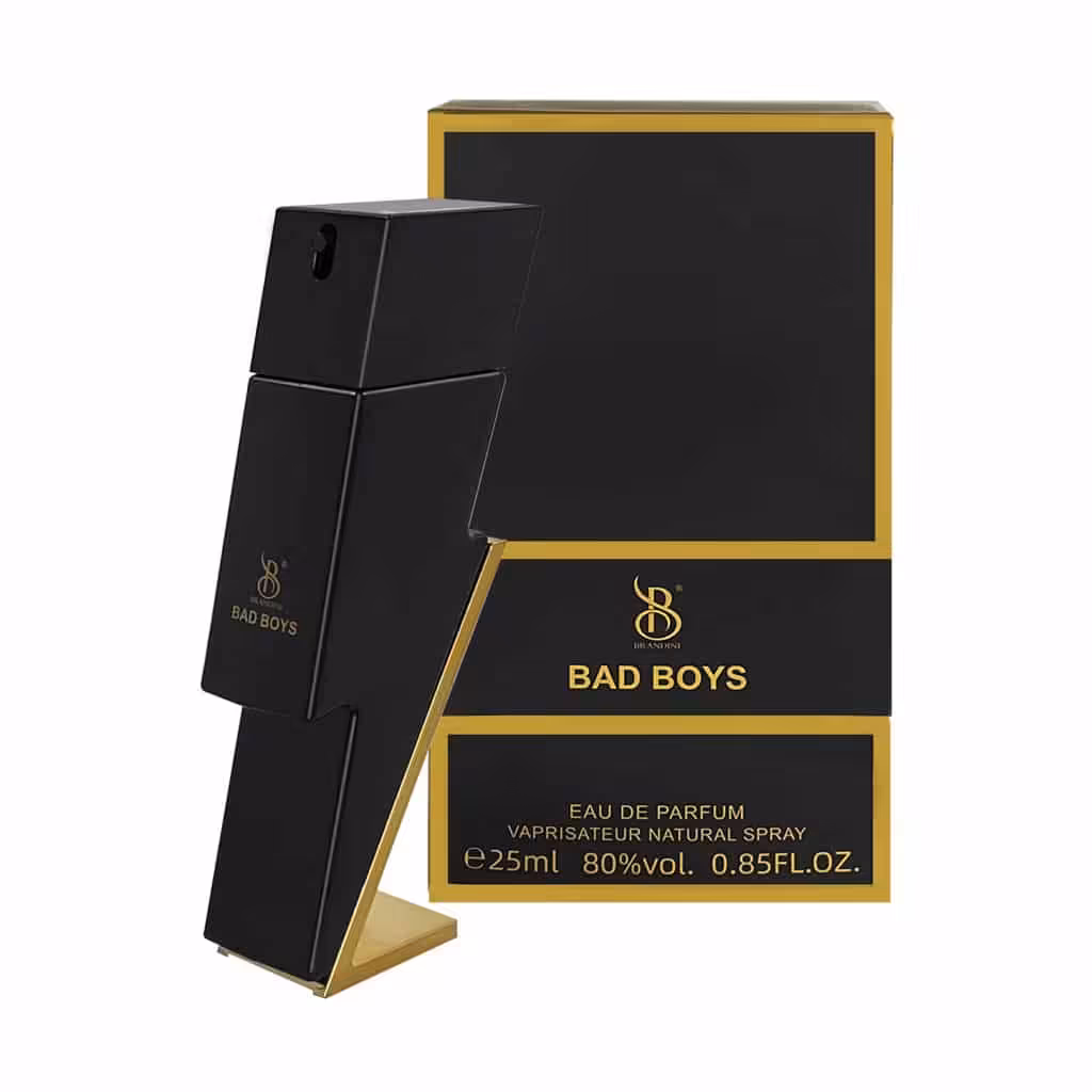 عطر جیبی مردانه برندینی مدل Bad boys حجم 25 میلی لیتر