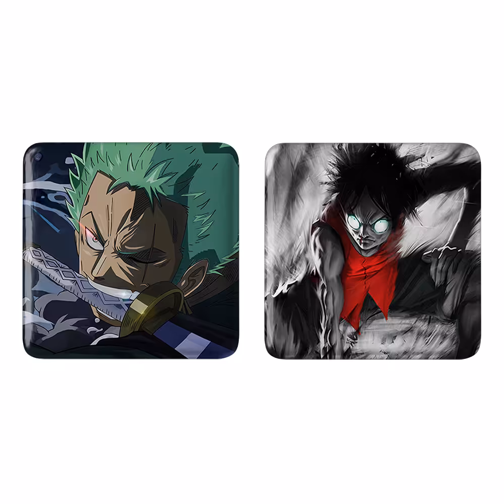 پیکسل خندالو مدل مانکی دی لوفی و رورونا زورو انیمه وان پیس کد 1143511439 مجموعه 2 عددی