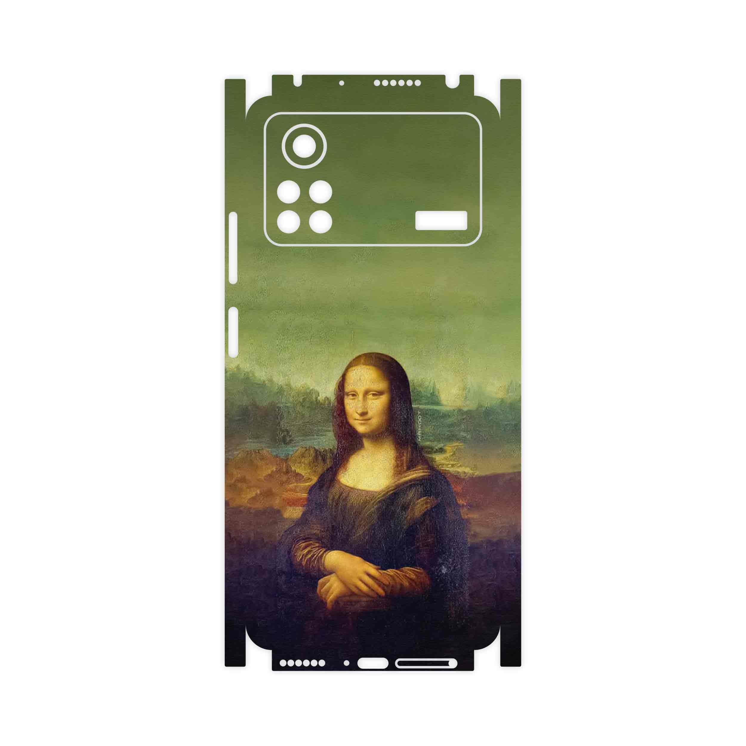برچسب پوششی ماهوت مدل Mona Lisa of da Vinci-FullSkin مناسب برای گوشی موبایل شیائومی Poco X4 Pro 5G