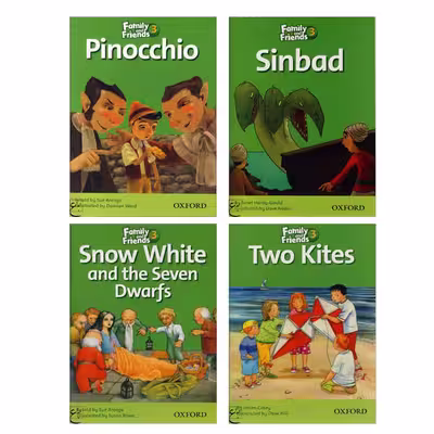 کتاب Readers family and friends 3 اثر جمعی از نویسندگان انتشارات زبان اُبوک 4 جلدی