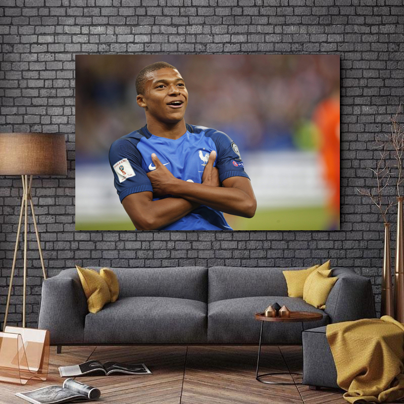 تابلو شاسی طرح فوتبال مدل امباپه کد 807