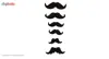 پک تولد آداک مدل Mustache