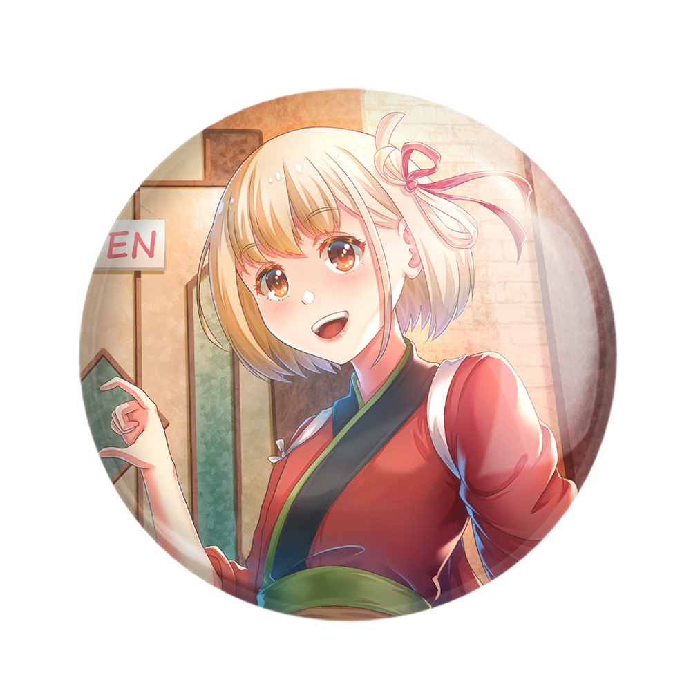 پیکسل خندالو مدل چیساتو انیمه لیکوریس ریکویل Lycoris Recoil کد 23015