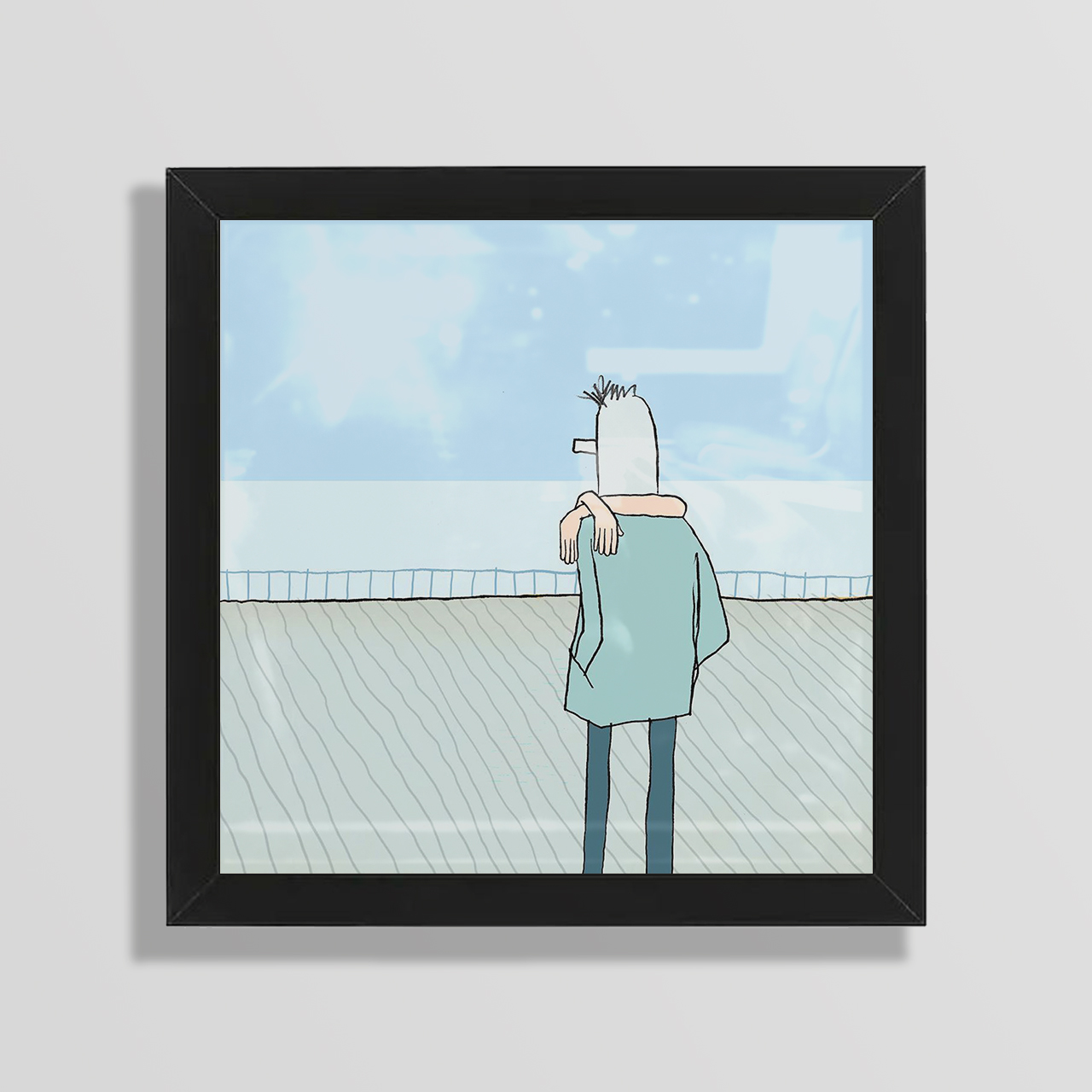 تابلو طرح تنهایی مدل Jm114