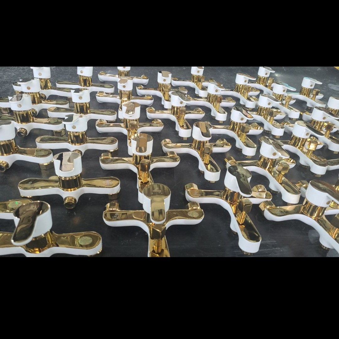 شیر حمام تک رستاک مدل فونیکس رنگ سفید طلایی(ارسال رایگان)