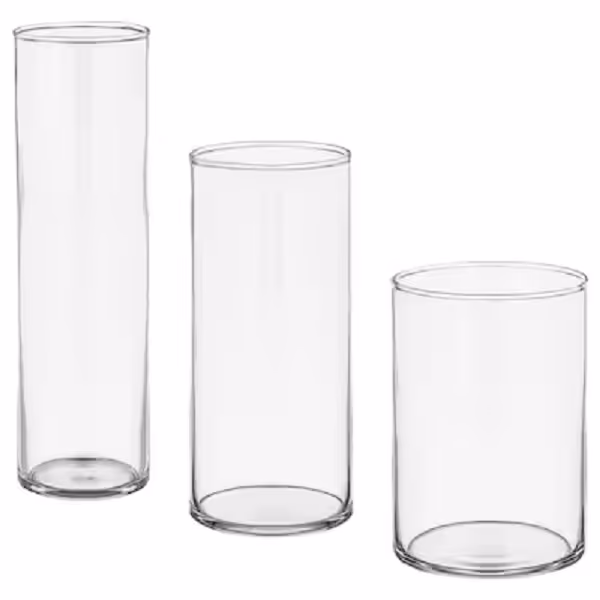 گلدان دکوری ایکیا مدل IKEA-6017 بسته 3 عددی