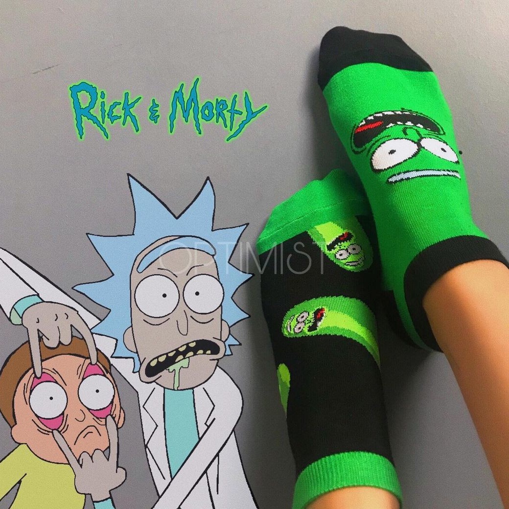 جوراب مچی طرح ریک اند مورتی تا به تا فری سایز نخ پنبه