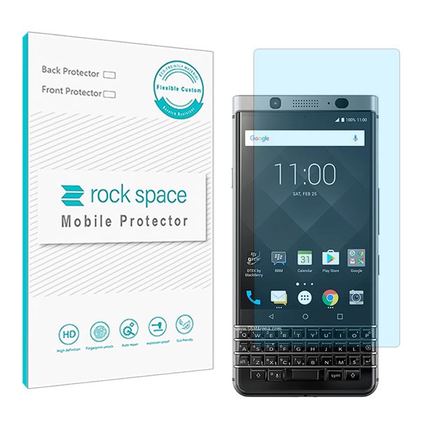 گلس بلک بری KEYone مدل نانو هیدروژل آنتی بلو برند راک اسپیس کد S