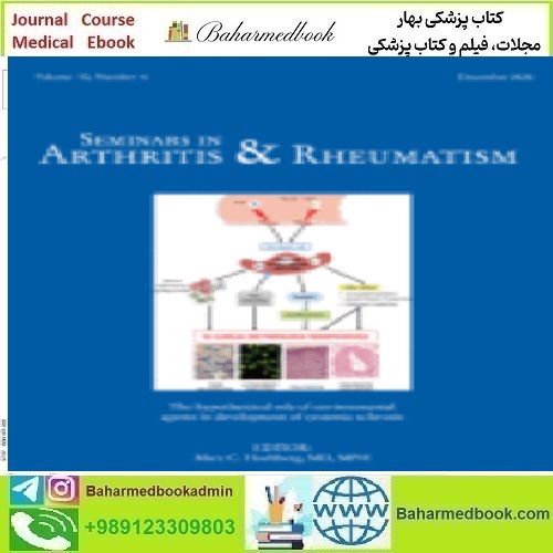 Seminars in Arthritis and Rheumatism Volume 50 Issue 1 to 6 2